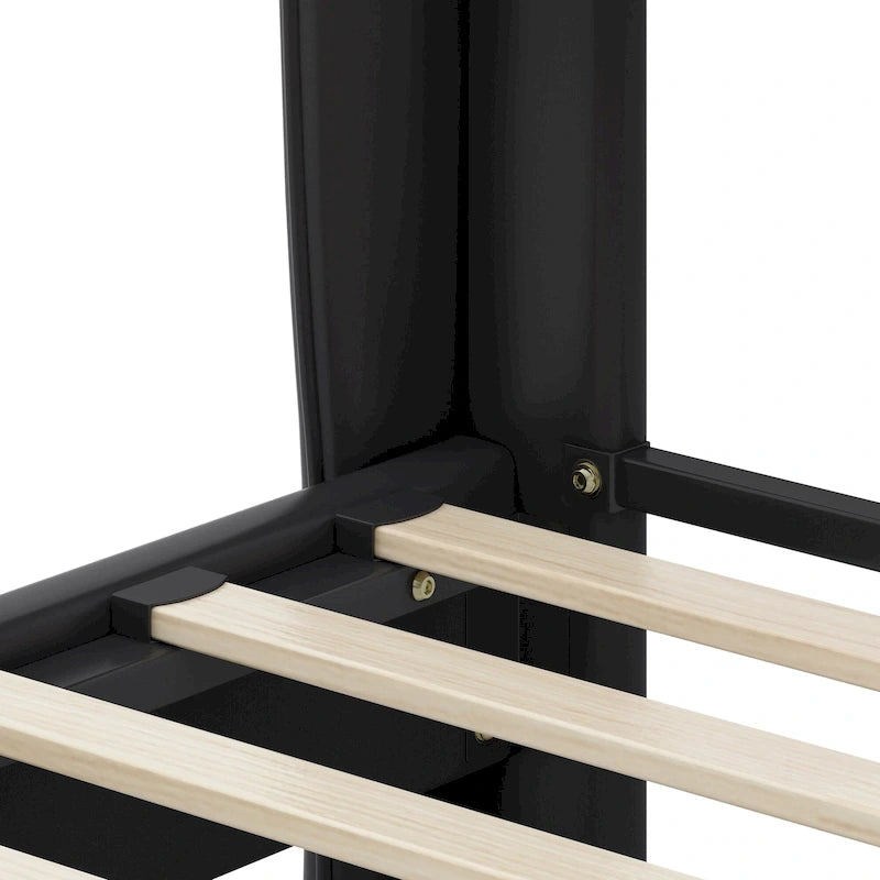 Lit moderne en similicuir par
