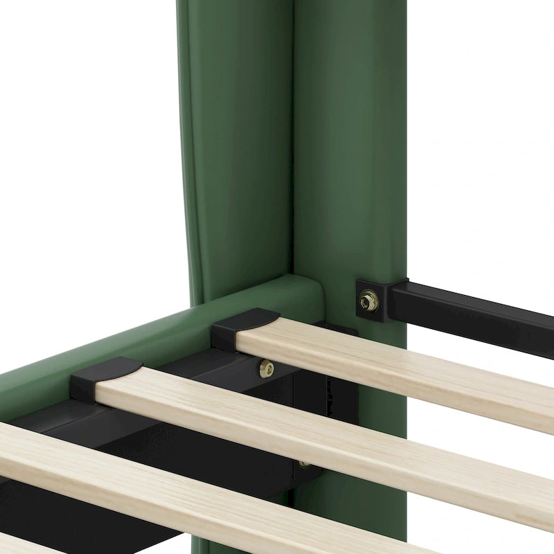 Lit moderne en similicuir par
