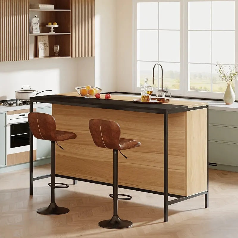 Îlot de cuisine avec rangement à 6 cubes pour cuisine et salle à manger