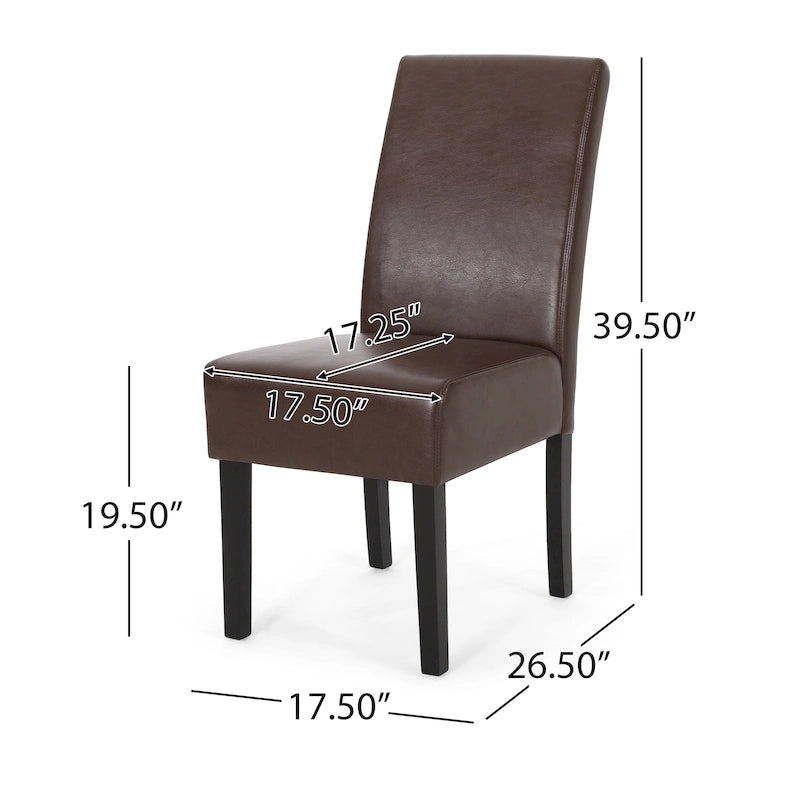 Chaises de salle à manger capitonnées à motifs (Lot de 4) par