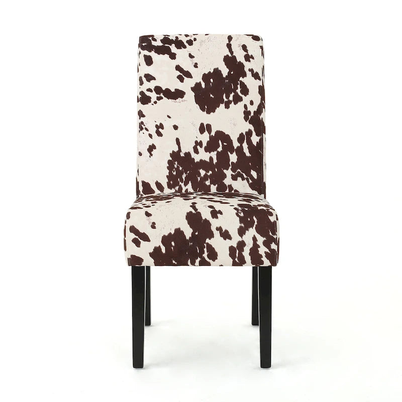 Chaises de salle à manger capitonnées à motifs (Lot de 4) par