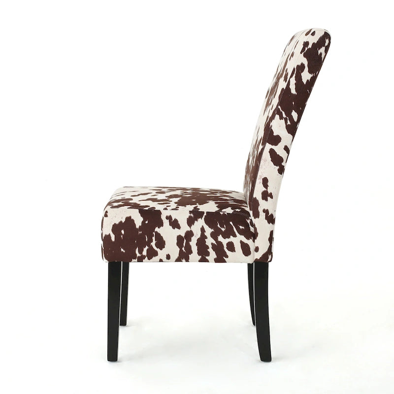 Chaises de salle à manger capitonnées à motifs (Lot de 4) par