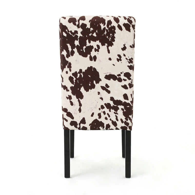 Chaises de salle à manger capitonnées à motifs (Lot de 4) par