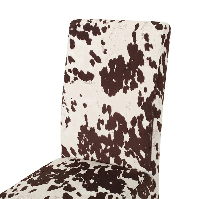 Chaises de salle à manger capitonnées à motifs (Lot de 4) par