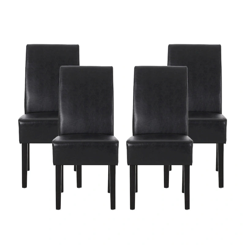 Chaises de salle à manger capitonnées à motifs (Lot de 4) par
