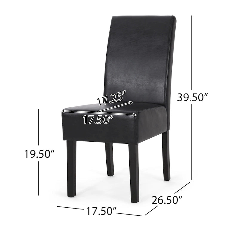 Chaises de salle à manger capitonnées à motifs (Lot de 4) par