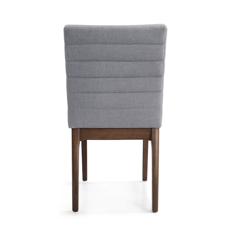 Chaises de salle à manger tapissées avec coutures verticales (lot de 6) par
