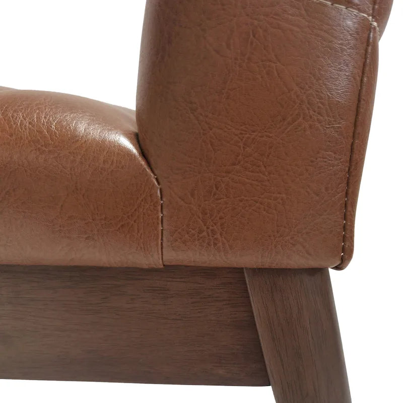Chaises de salle à manger tapissées avec coutures verticales (lot de 6) par