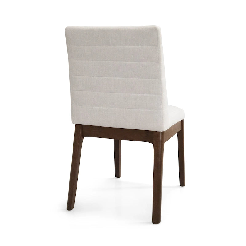 Chaises de salle à manger tapissées avec coutures verticales (lot de 6) par