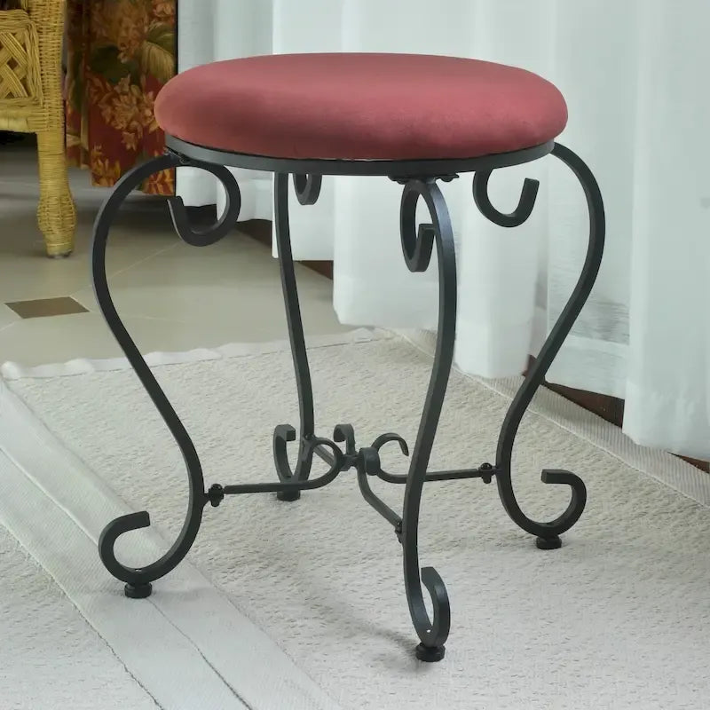 Tabouret de coiffeuse avec coussin