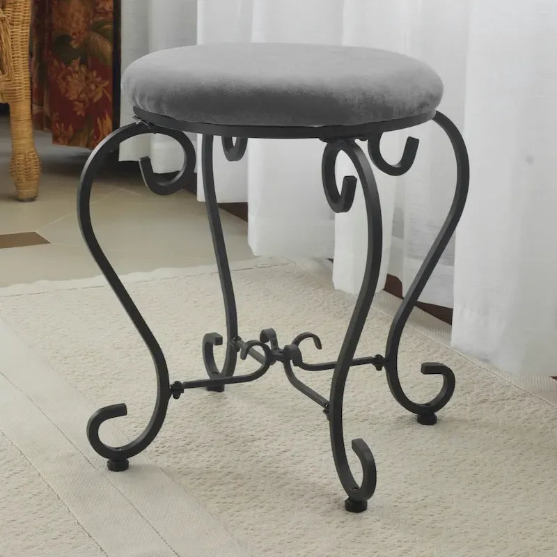 Tabouret de coiffeuse avec coussin