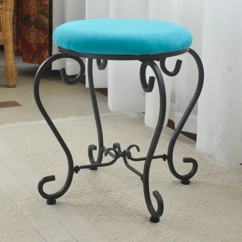 Tabouret de coiffeuse avec coussin