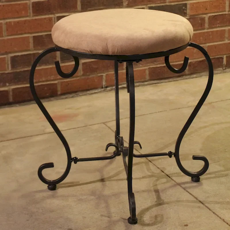 Tabouret de coiffeuse avec coussin