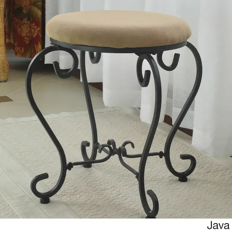 Tabouret de coiffeuse avec coussin