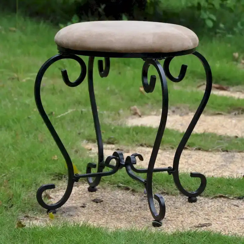 Tabouret de coiffeuse avec coussin