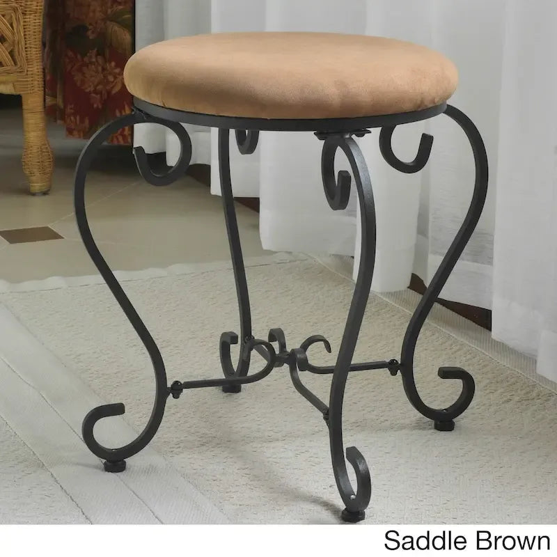 Tabouret de coiffeuse avec coussin
