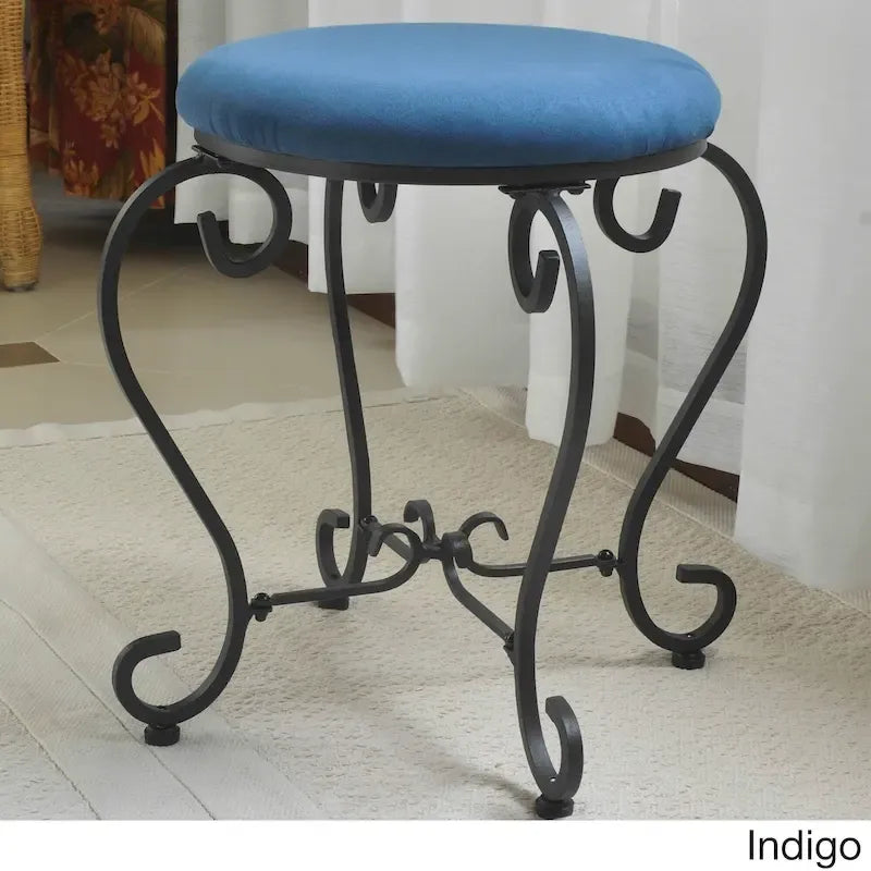 Tabouret de coiffeuse avec coussin