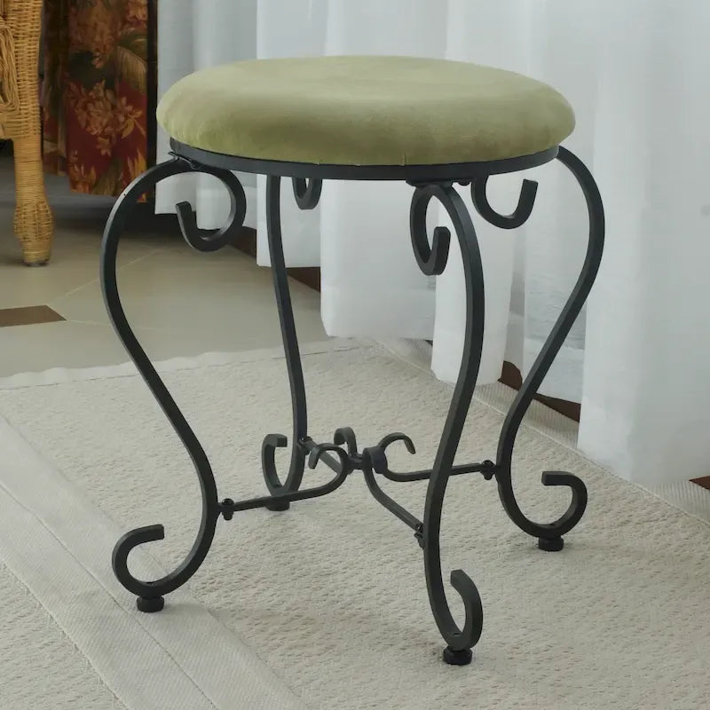 Tabouret de coiffeuse avec coussin