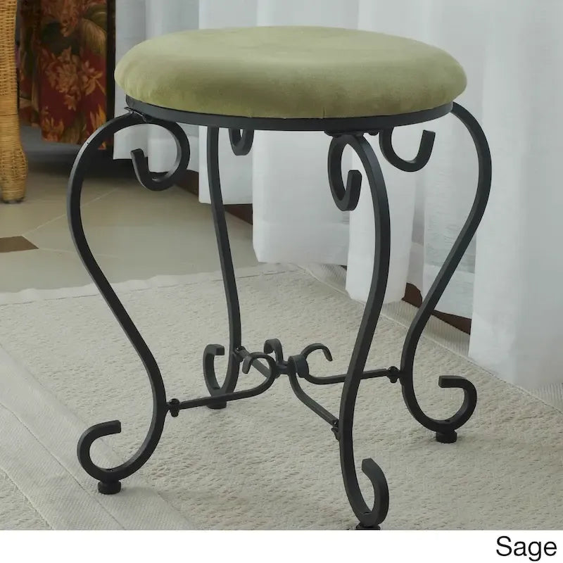 Tabouret de coiffeuse avec coussin