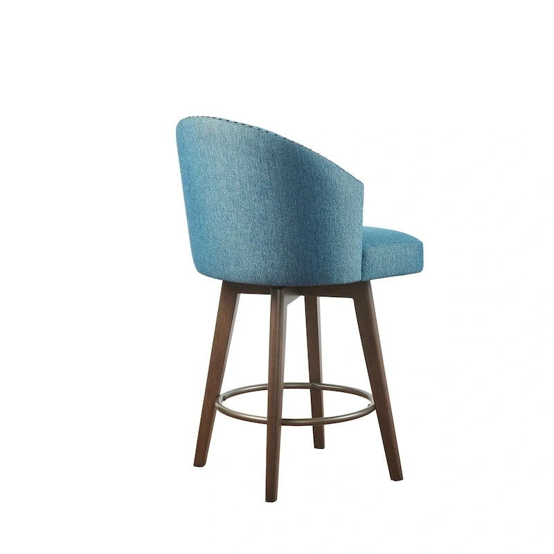 Tabouret de comptoir rembourré pivotant à 360 degrés 26 H