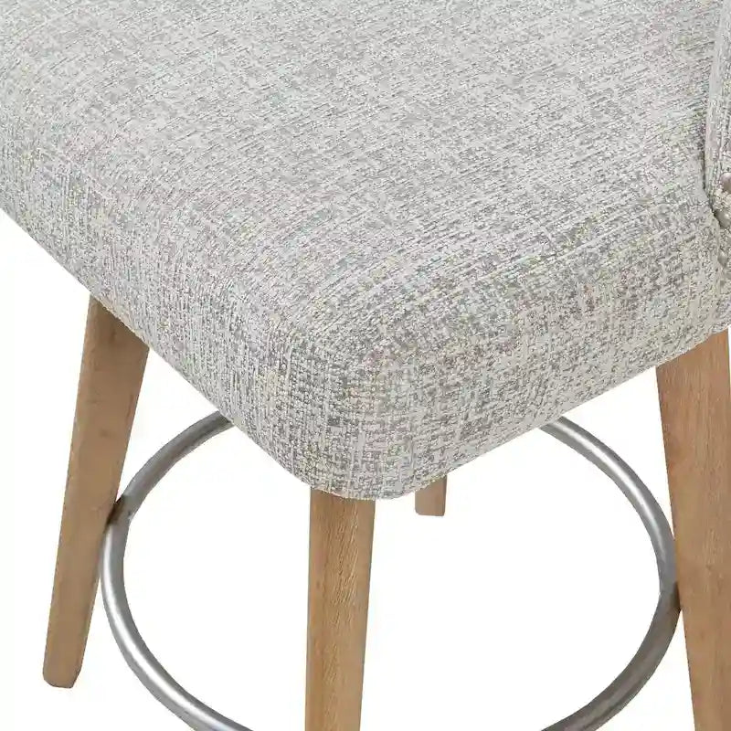 Tabouret de comptoir rembourré pivotant à 360 degrés 26 H