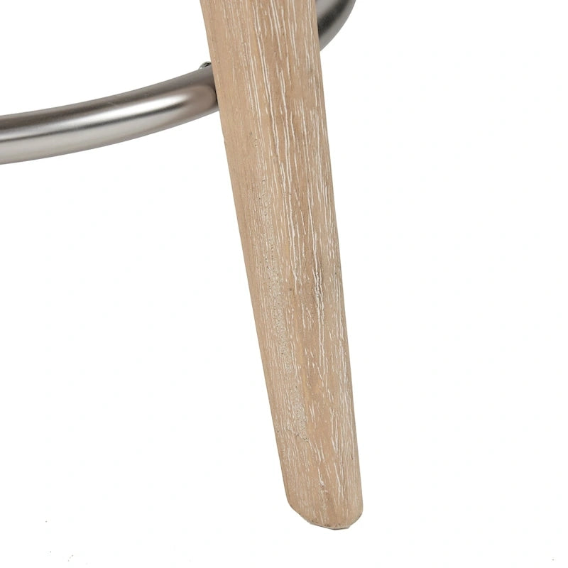 Tabouret de comptoir rembourré pivotant à 360 degrés 26 H