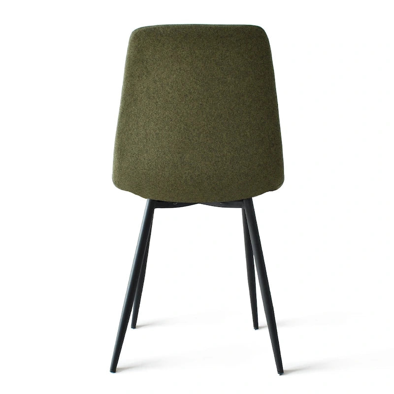 Chaises de salle à manger modernes en tissu (lot de 4) - 34x18x18