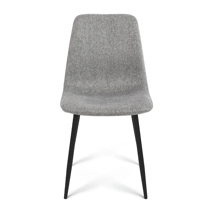 Chaises de salle à manger modernes en tissu (lot de 4) - 34x18x18