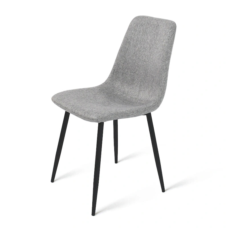 Chaises de salle à manger modernes en tissu (lot de 4) - 34x18x18
