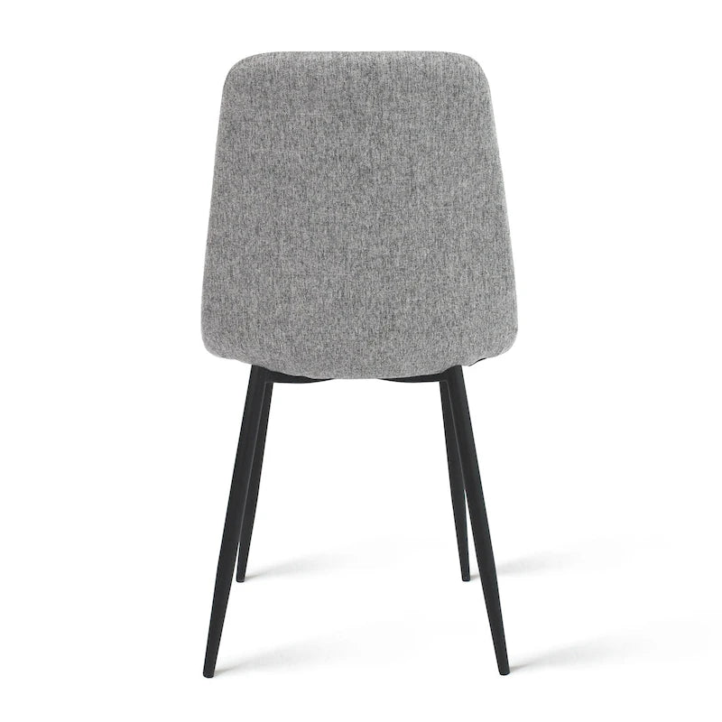 Chaises de salle à manger modernes en tissu (lot de 4) - 34x18x18