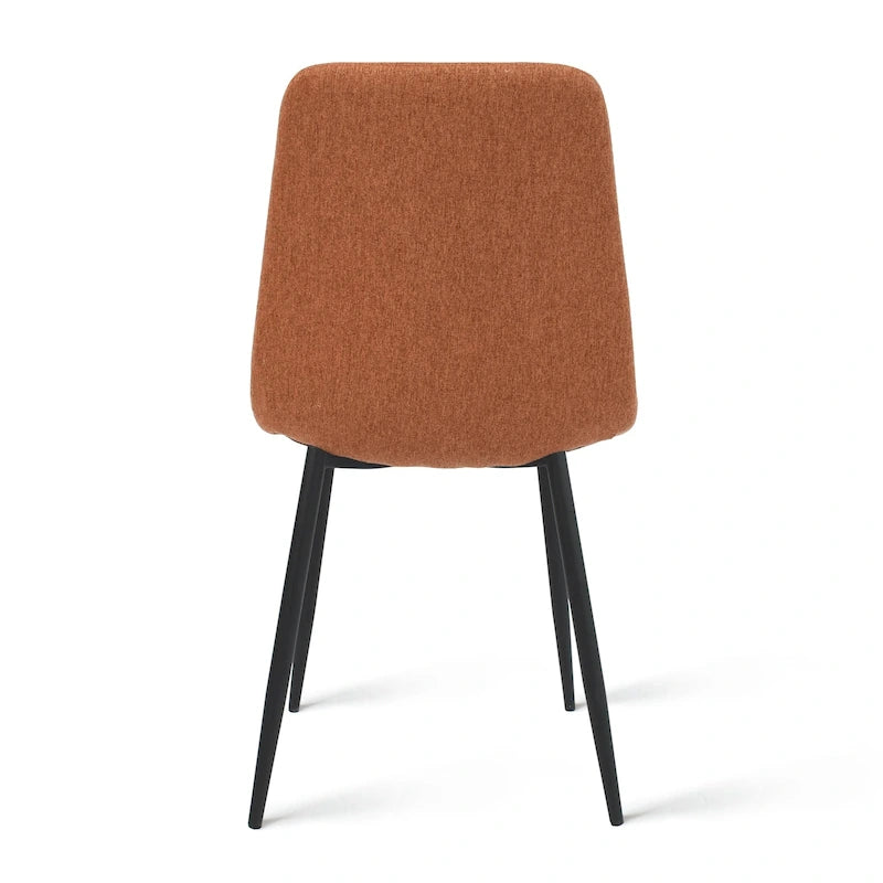 Chaises de salle à manger modernes en tissu (lot de 4) - 34x18x18