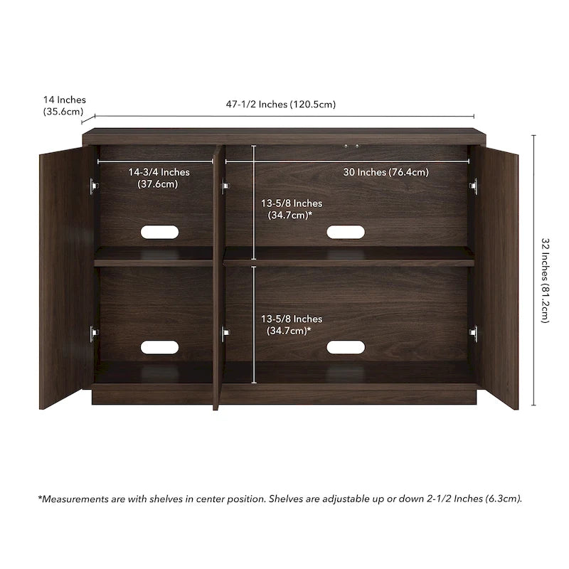 Table de buffet rectangulaire de 48 po de largeur - 47,5 po de largeur