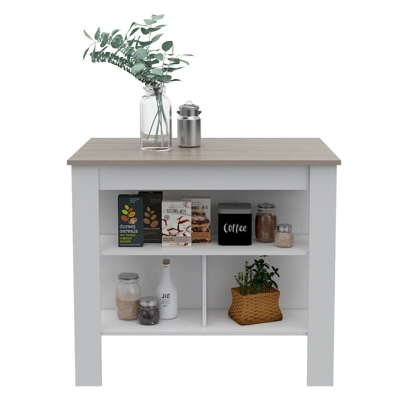 Îlot de cuisine avec surface antibactérienne