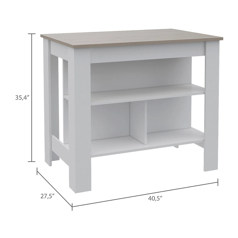 Îlot de cuisine avec surface antibactérienne