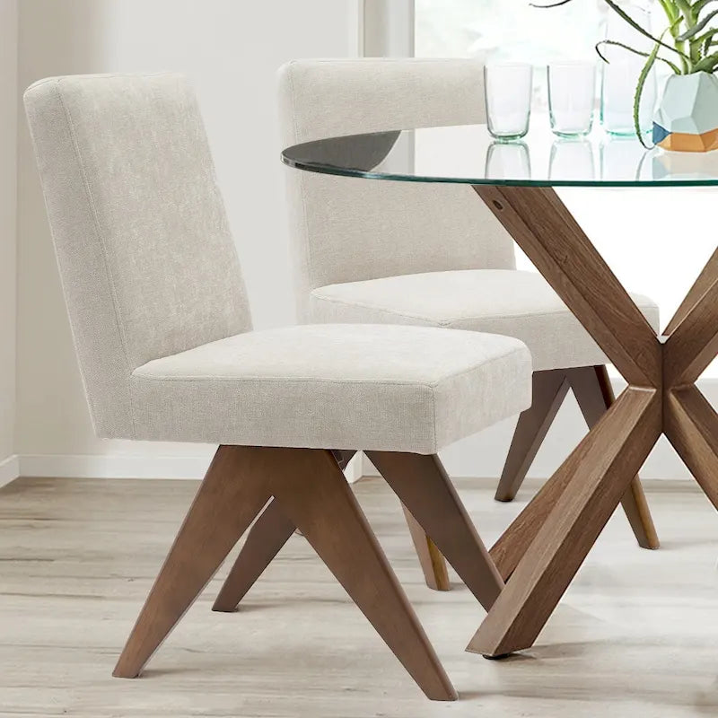 Chaise de salle à manger moderne du milieu du siècle (lot de 2)