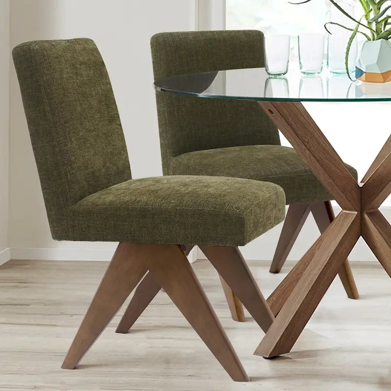 Chaise de salle à manger moderne du milieu du siècle (lot de 2)