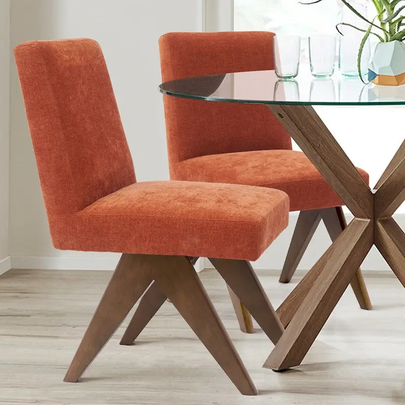 Chaise de salle à manger moderne du milieu du siècle (lot de 2)