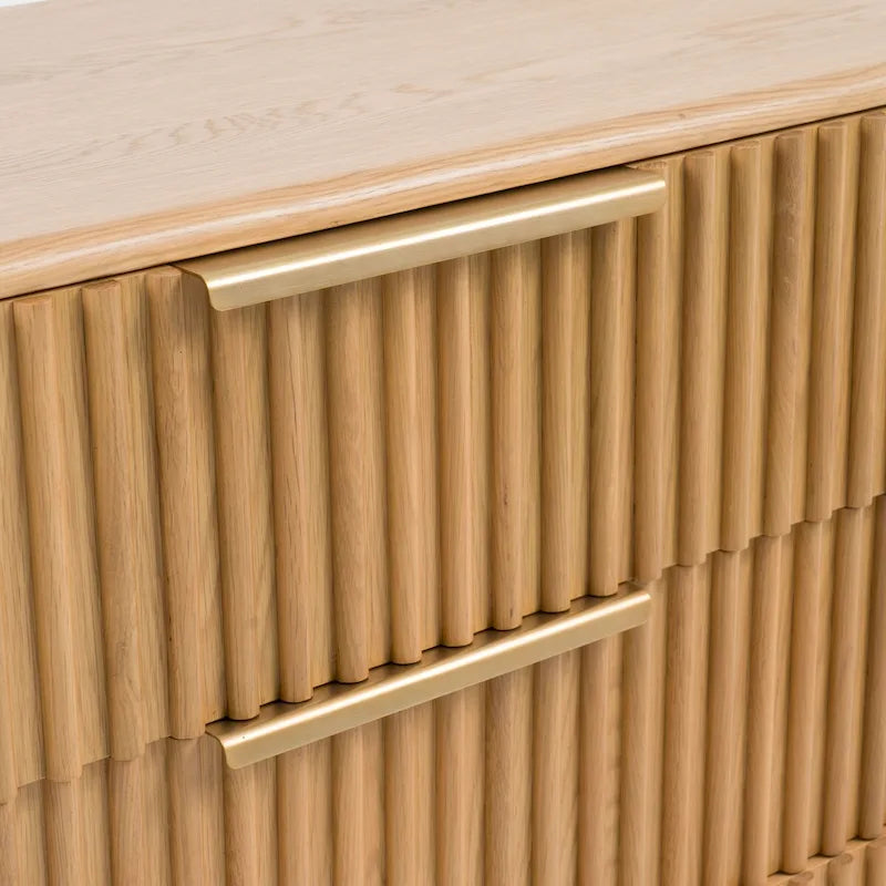 Commode moderne en chêne naturel