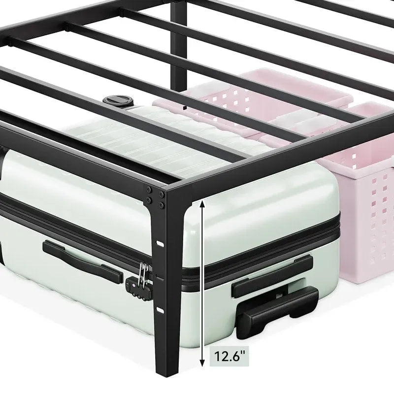 Cadre de lit pliant double de 14 pouces