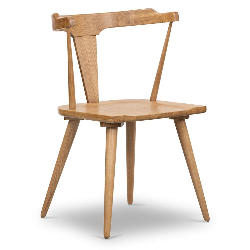 Chaise de salle à manger - Bois de chêne massif