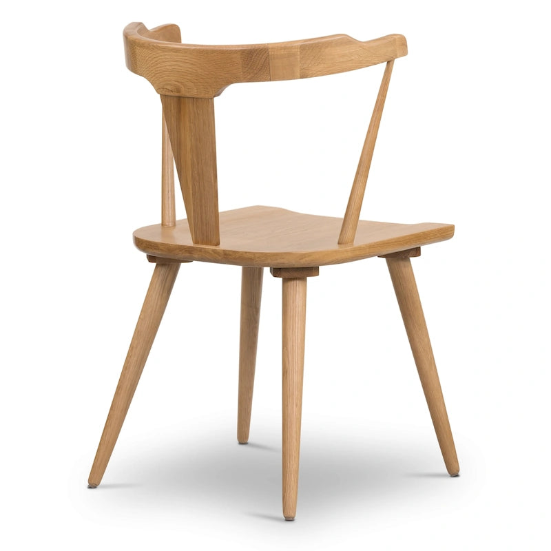 Chaise de salle à manger - Bois de chêne massif