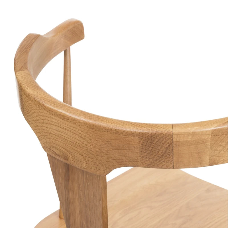 Chaise de salle à manger - Bois de chêne massif