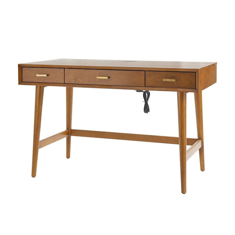 Bureau informatique Mid Century Modern 48 avec USB par